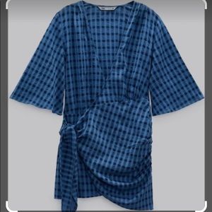 Zara Carla wrap dress NWT
